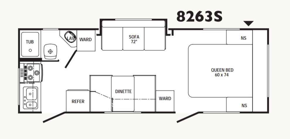 TRAIL LITE 8263S FLOORPLAN